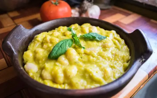 Porotos con mazamorra